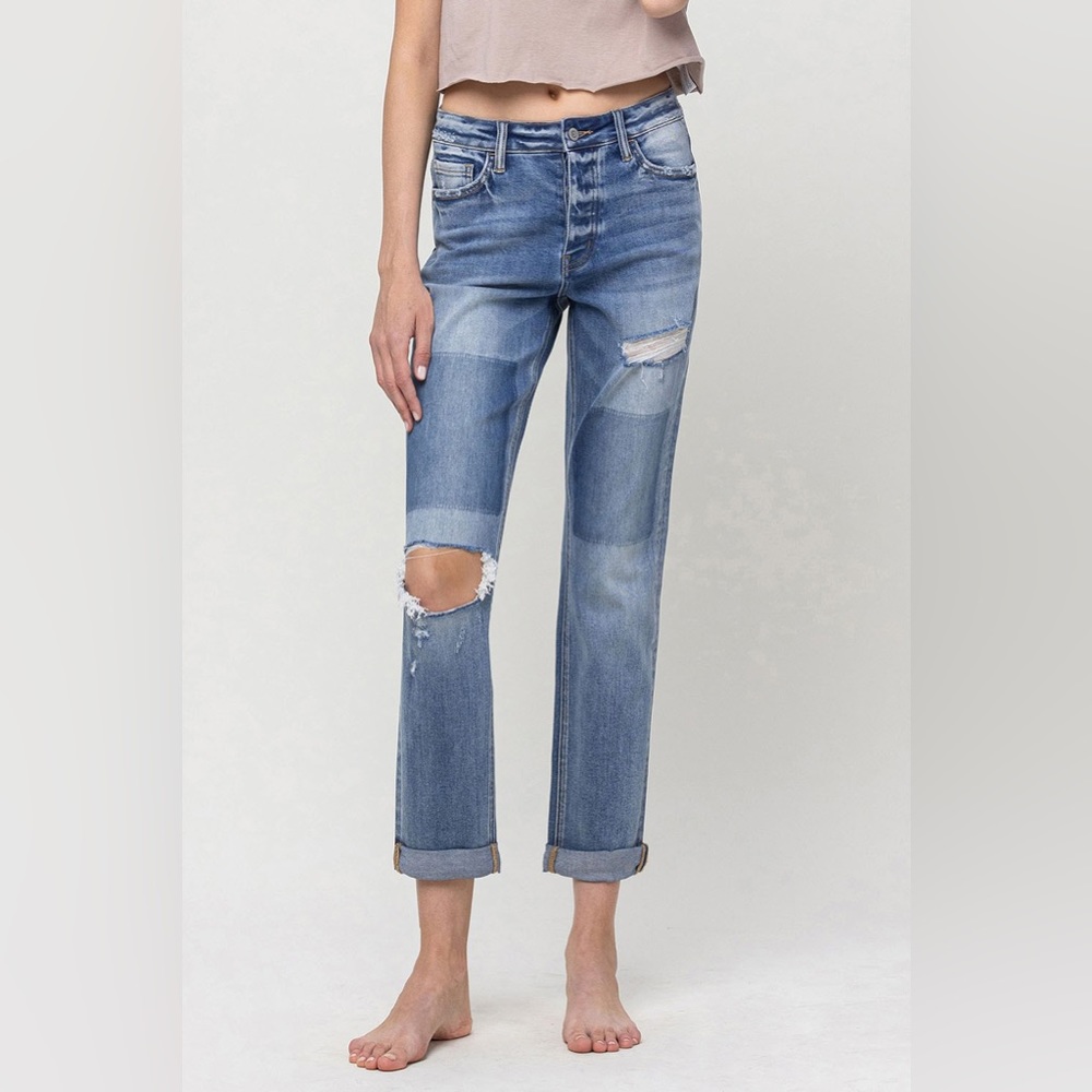 VERVET BY FLYING MONKEY SKEETER BOYFRIEND JEAN ❤️NEW COLLECTION IN STORES❤️ - Picture 2 of 4